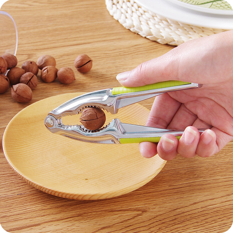 Walnut Tool Holder Multi-function Nut Peeling Green Handle