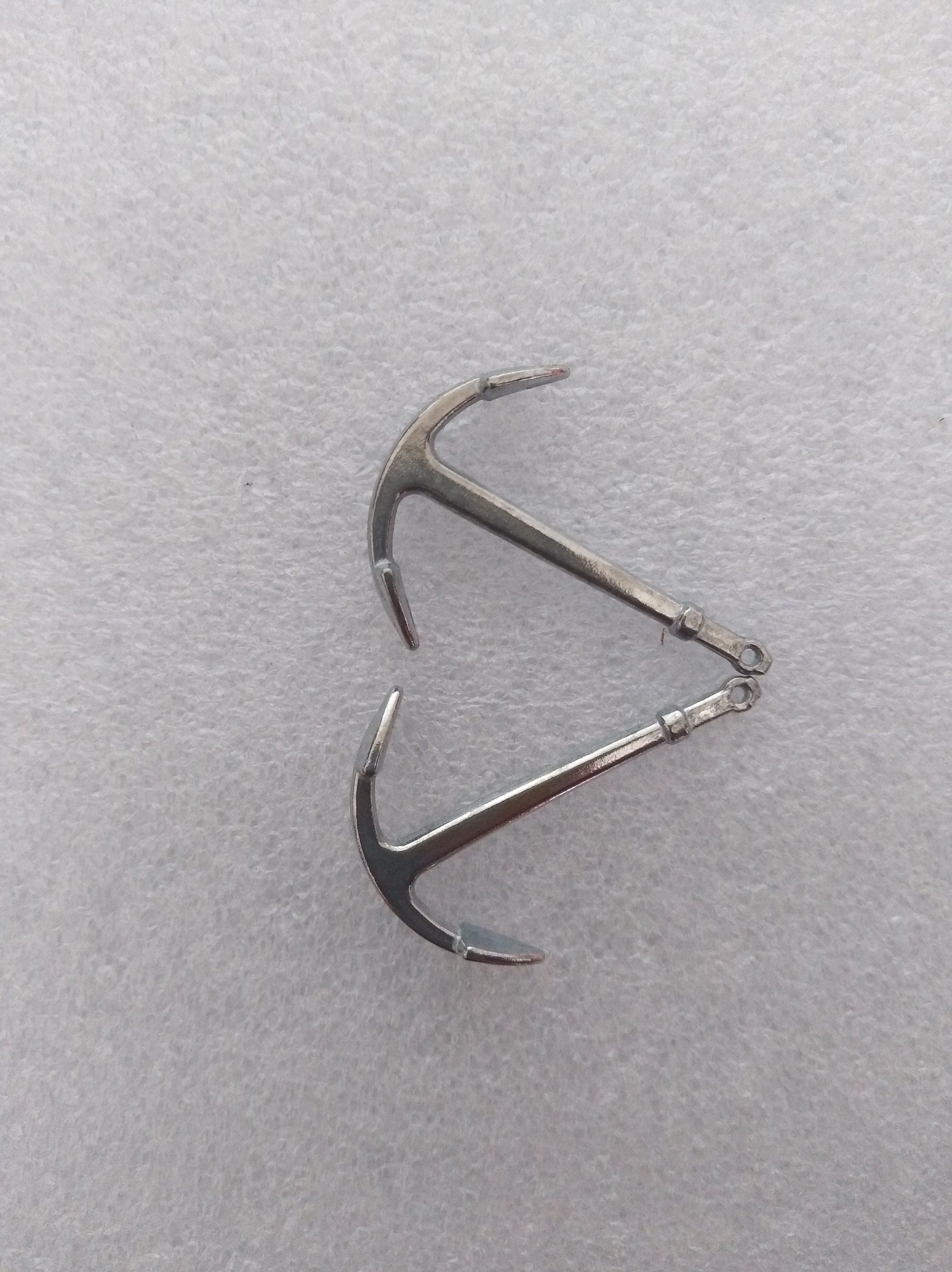 Collecting Ship model accessories alloy Big Anchor boat decorations 2pcs 37*27mm