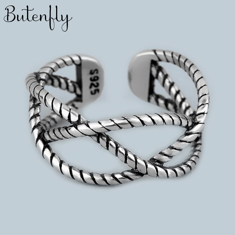 Zomer Strand Open Cross Kettingen Ringen Voor Vrouwen Meisjes Verstelbare Finger Ring Charm Sieraden