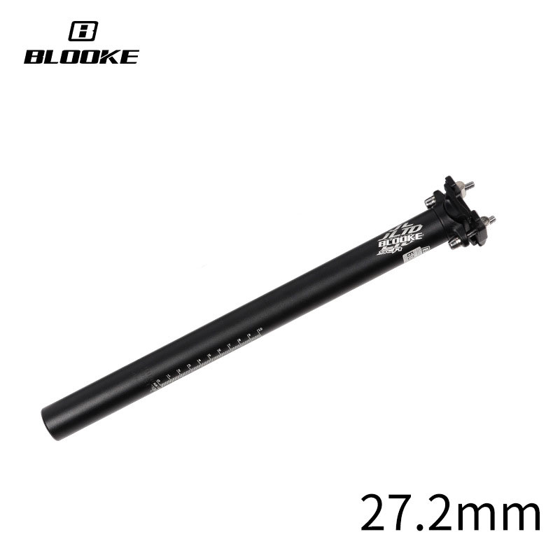 BLOOKE 27.2x400 MTB Bicycle Seatpost 30.9mmx31.6mm Aluminum Seat Post Superlight Tube Mountain Bike Cycling Parts Accessories