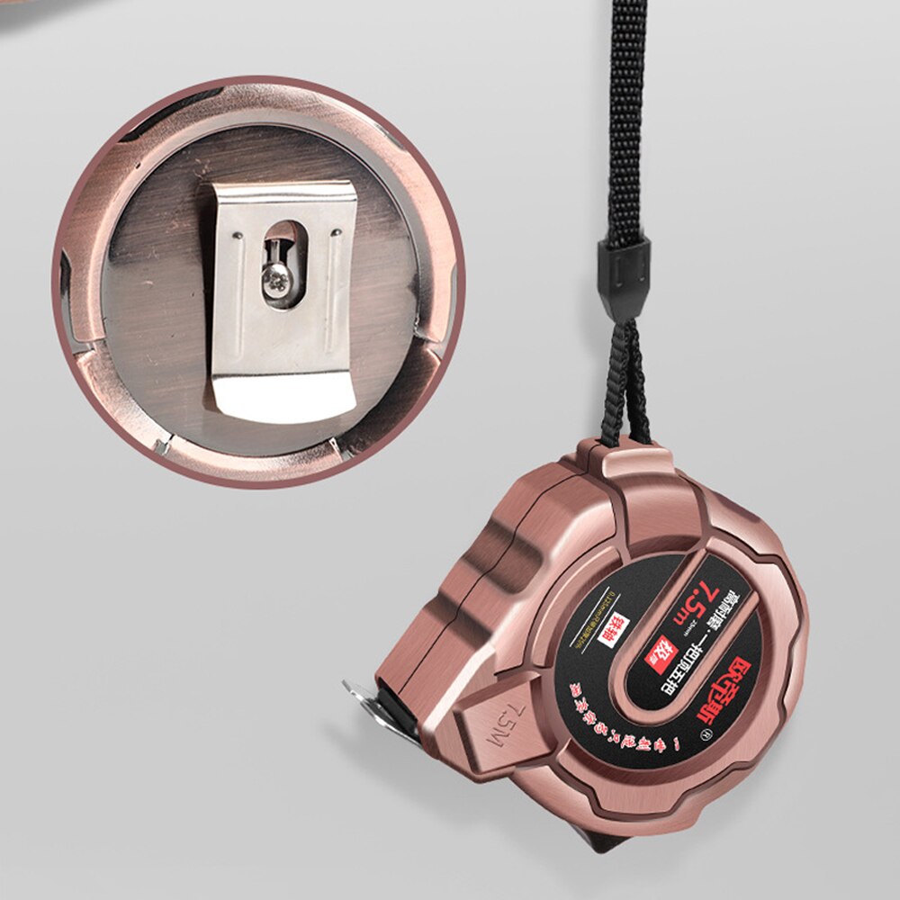 Portable tape measure 3/5/7.5/10m steel tape measure nylon resistance to fall waterproof distance measuring tape measuring tool