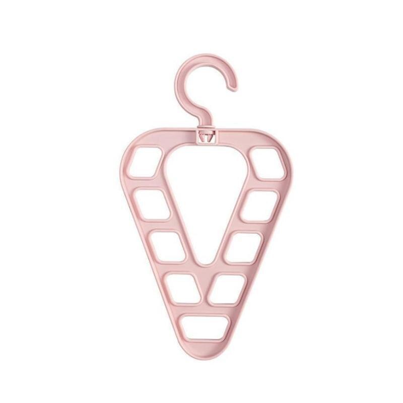 1/2/4pcs Clothes Hanger Tiered Hanger Rack Multifunctional Clothes Hanger For Clothes Home Accessory Clothes Hanger: 4PCS Pink