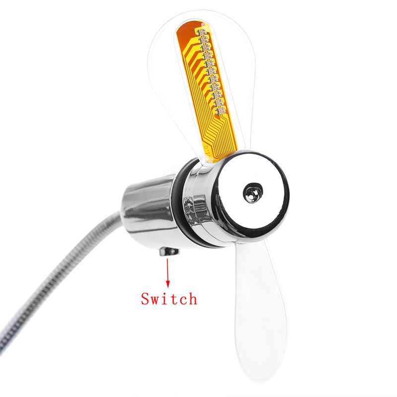 Deek-Robot DIY Flexible Gooseneck Aprogrammable Fans USB LED MINI RGB Programmable Fan