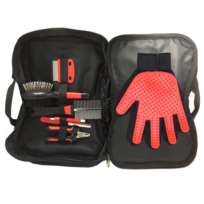 Products Pets Grooming Tools Set, Pet Grooming Kit for Dogs & Cats, Pets Combs and Nail Scissors Grooming Set