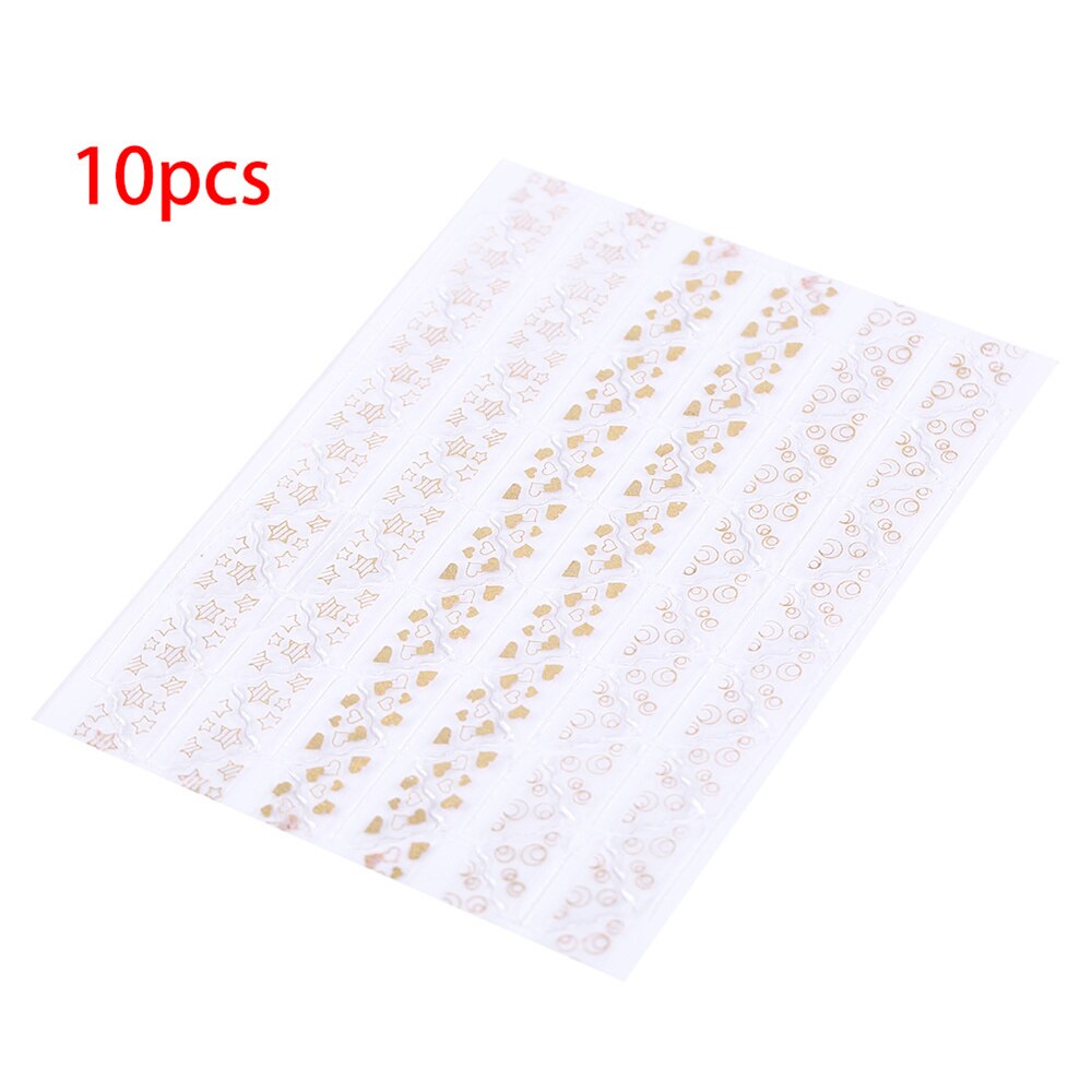 Photo corner self-adhesive picture stickers DIY album 10 pieces durable: Gold