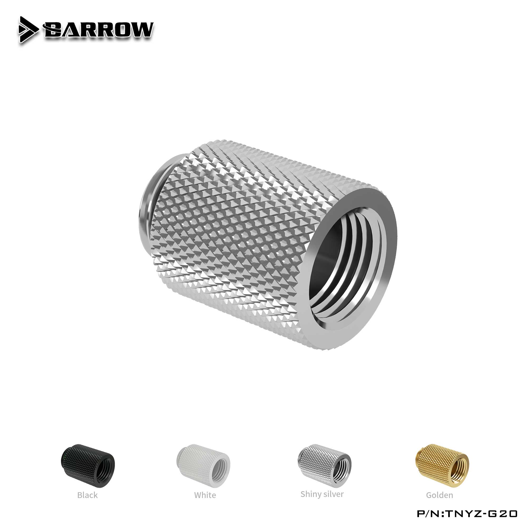Barrow Extender Male To Female Fitting G1/4 Liquid Cooling System PC TNYZ-G7.5 TNYZ-G10 TNYZ-G15 TNYZ-G20 TNYZ-G30 TNYZ-G40