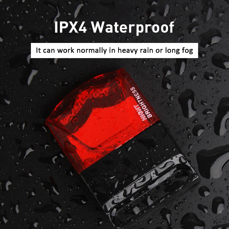 Elektro magnetische Induktion Fahrrad Rücklicht selbst angetriebene wasserdichte LED Fahrrad Licht Magnet Rücklicht MTB Fahrrad Rücklichter LED