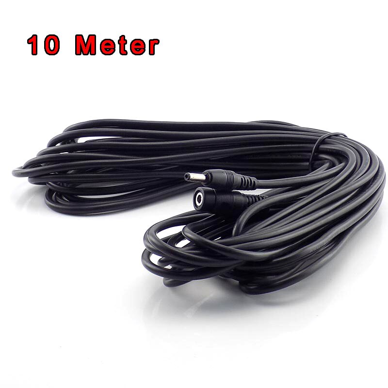 1/1.5/3/5/10M 5V 2A Male to Female DC Power Cable Extension Cord Adapter Connector CCTV Camera DVR ed Strip Light 3.5mmx1.35mm
