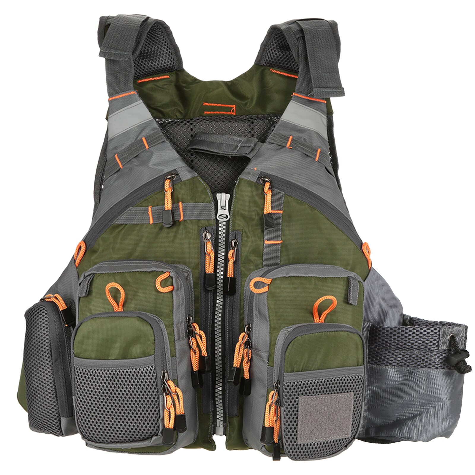 Lixada Vissen Vest Mannen Outdoor Ademend Veiligheid Leven Vissen Vest Fly Jas Taille Jas Vest Utility Drijvende Herenkleding