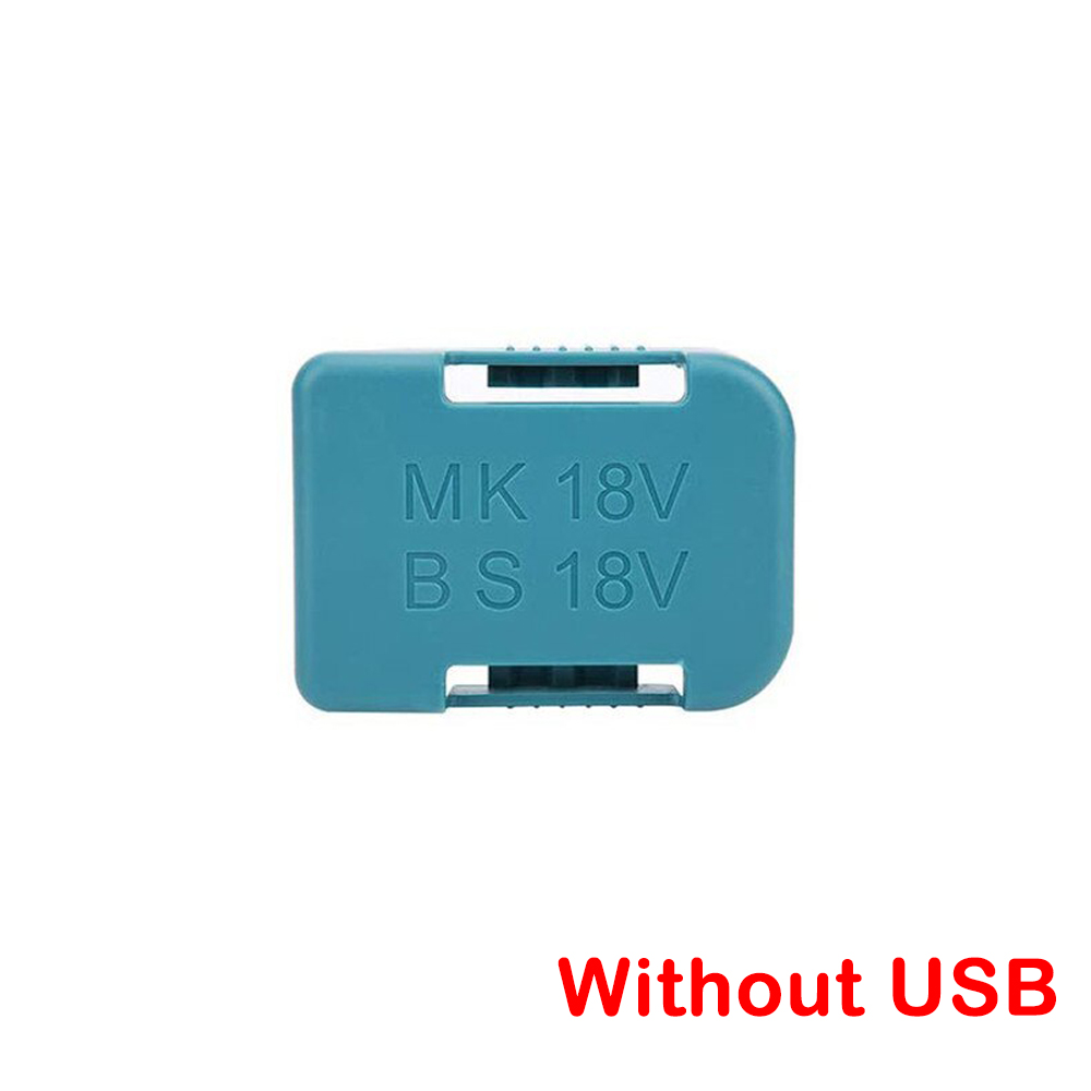 USB Charger Adapter Compatible For Makita For Dewalt For Milwaukee 18V Li-ion with USB Type-C Battery Holder Fast Charging: Khaki