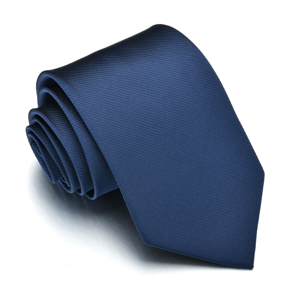 Klassiske mænd forretning formelle bryllup slips 8cm stribet hals slips skjorte kjole tilbehør: 8
