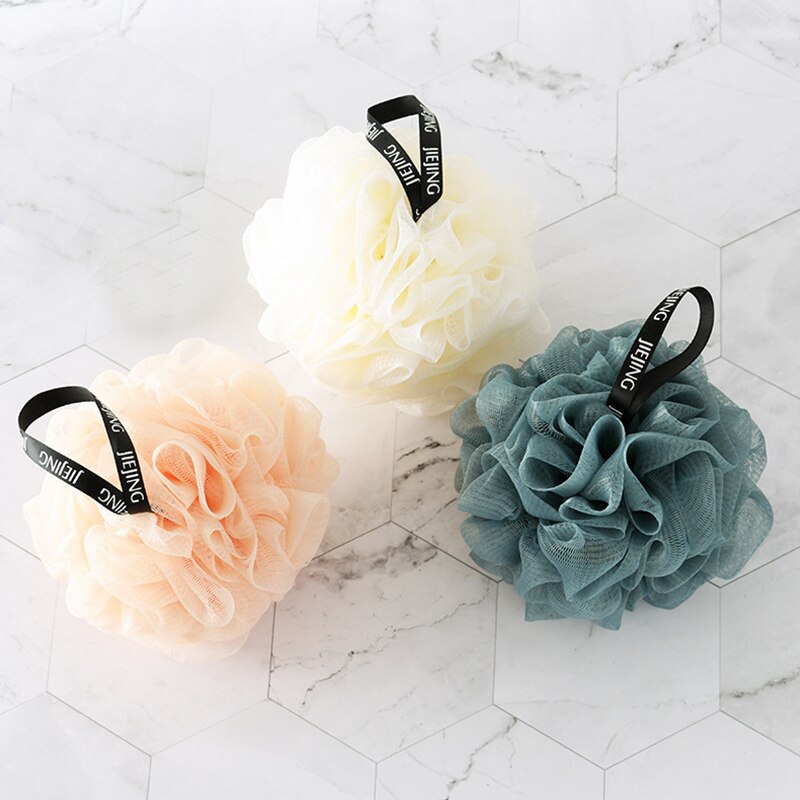 Lichaam Schoon Bad Puff Mesh Zeepdispenser Huidvriendelijke Wassen Douche Hulpmiddel Exfoliërende Bad Spons Comfortabel Bad Scrub Bal