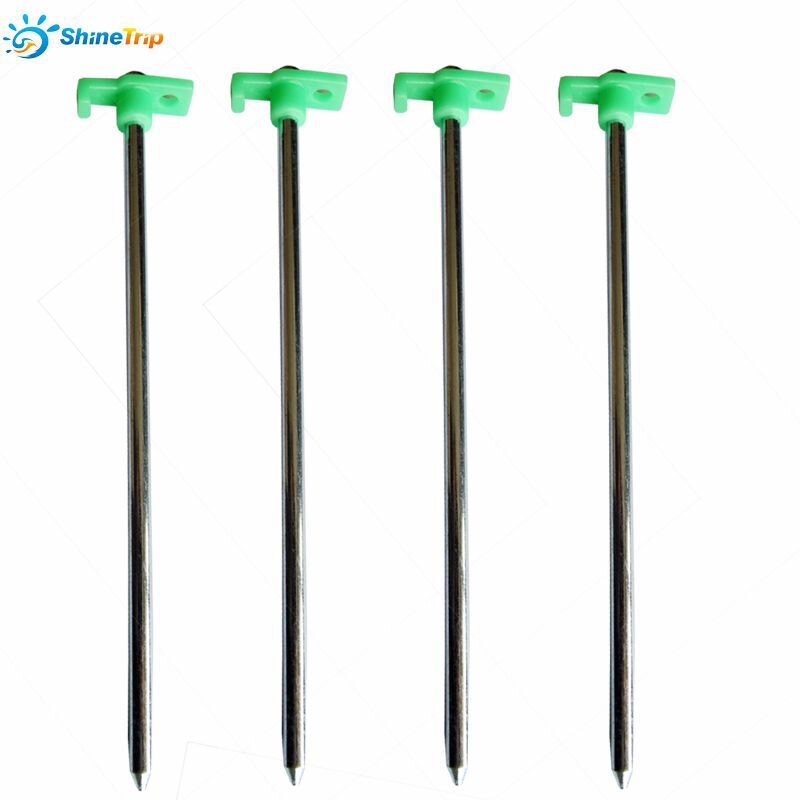 1PC Fluorescerende Haringen Tent Stakes Camping Accessoires Camping Apparatuur Stakes Outdoor Wandelen Accessoires Beach Supplies