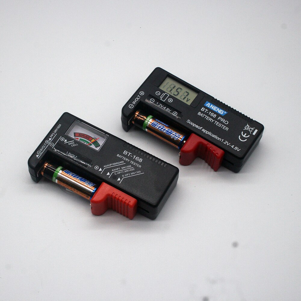 BT-168 Pro 168 Universele Batterij Tester Batterij Capaciteit Diagnostic Tools Voor Huishoudelijke Batterij Testen Levert