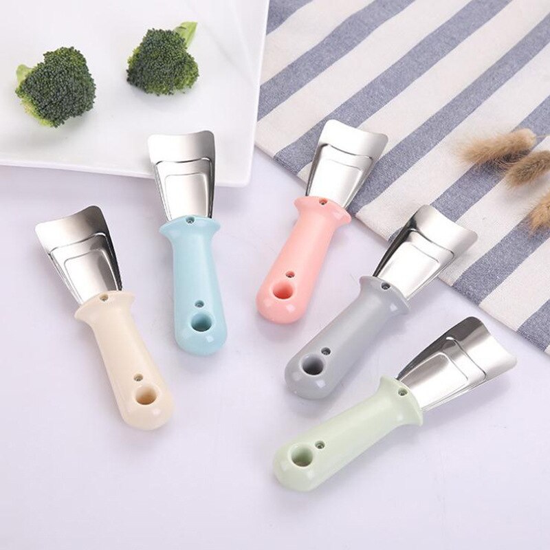 Ice Scraper Stainless Steel Fridge Freezer De-icer Removal Deicing Shovel Household Kitchen Cleaning Refrigerator Tool LYQ