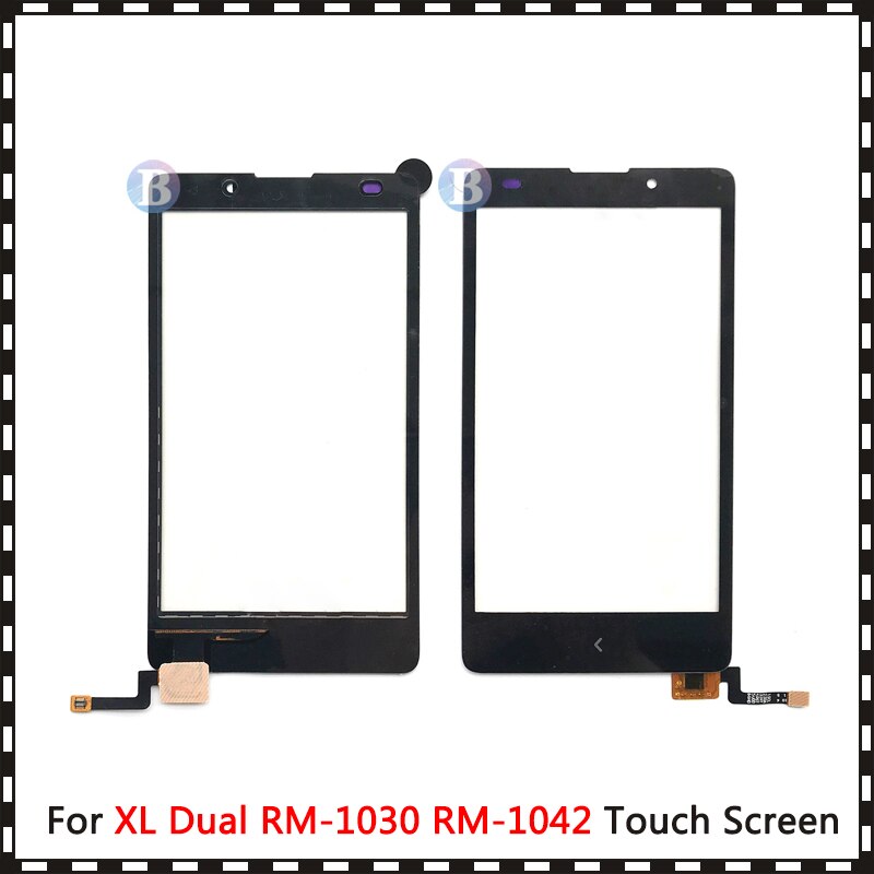 5.0 "Für Nokia XL Dual Sim RM-1030 RM-1042 Touchscreen Digitizer Sensor Äußeren Glas Objektiv Panel Schwarz