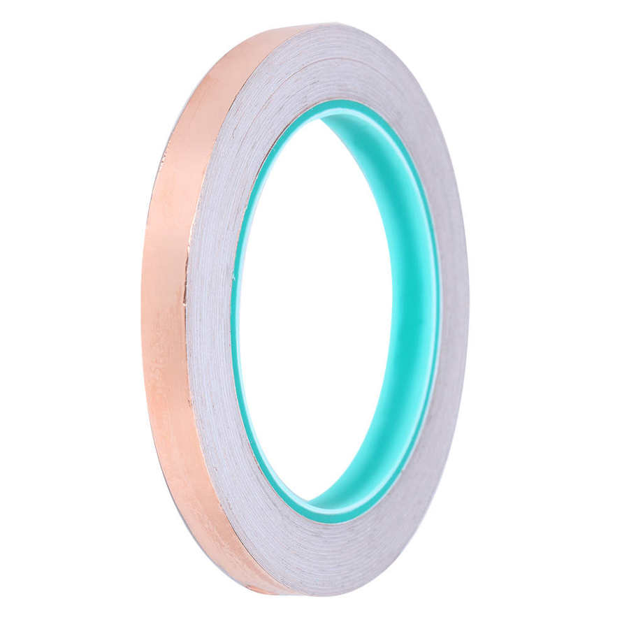 Copper Foil Tape, 20m x 10mm Double Sided Conductive Copper Foil Adhesive Tape, for PDA, PDP, LCD, Laptop, Copier and