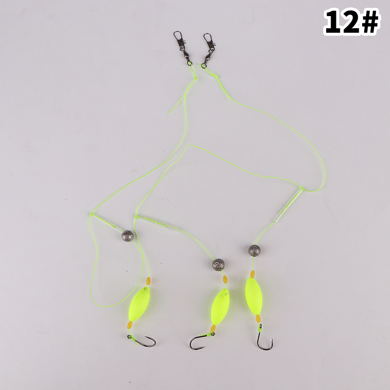 1 Set Size3#-14# Pesca Carp Rigs Fishing Lure Three Hook Fishing Hair Rigs Hook Suspension Anti Bottom Carp Fishing Hook: PURPLE