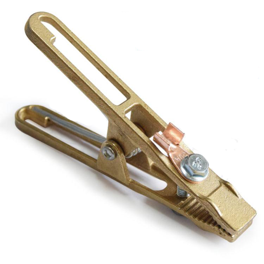 Electric 260 Amp Grounding Work Clamp Ground Welding Earth Clamp Ground Cable Copper Clip for Arc Welding Plasma Cutting Machine