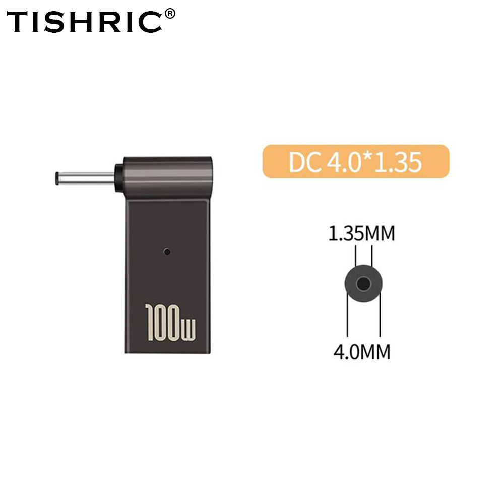 100w pd Laptop-Ladegerät Stecker Typ C zu DC-Buchse Stecker Adapter Buchse zu Stecker Stromrichter für Notebook-Computer PC: WHITE