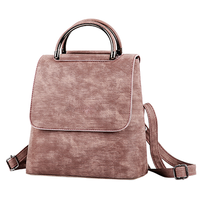 YBYT neue PU leder frauen rucksack Mehrzweck satchel weibliche shopping schulter taschen damen lässig reise rucksäcke: Rosa