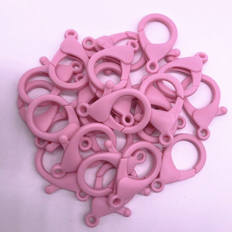 10 sztuk/partia 35*20mm cukierkowe kolory Lobster klamrami haki breloczek słodkie breloki dla DIY Charms brelok two...: 09