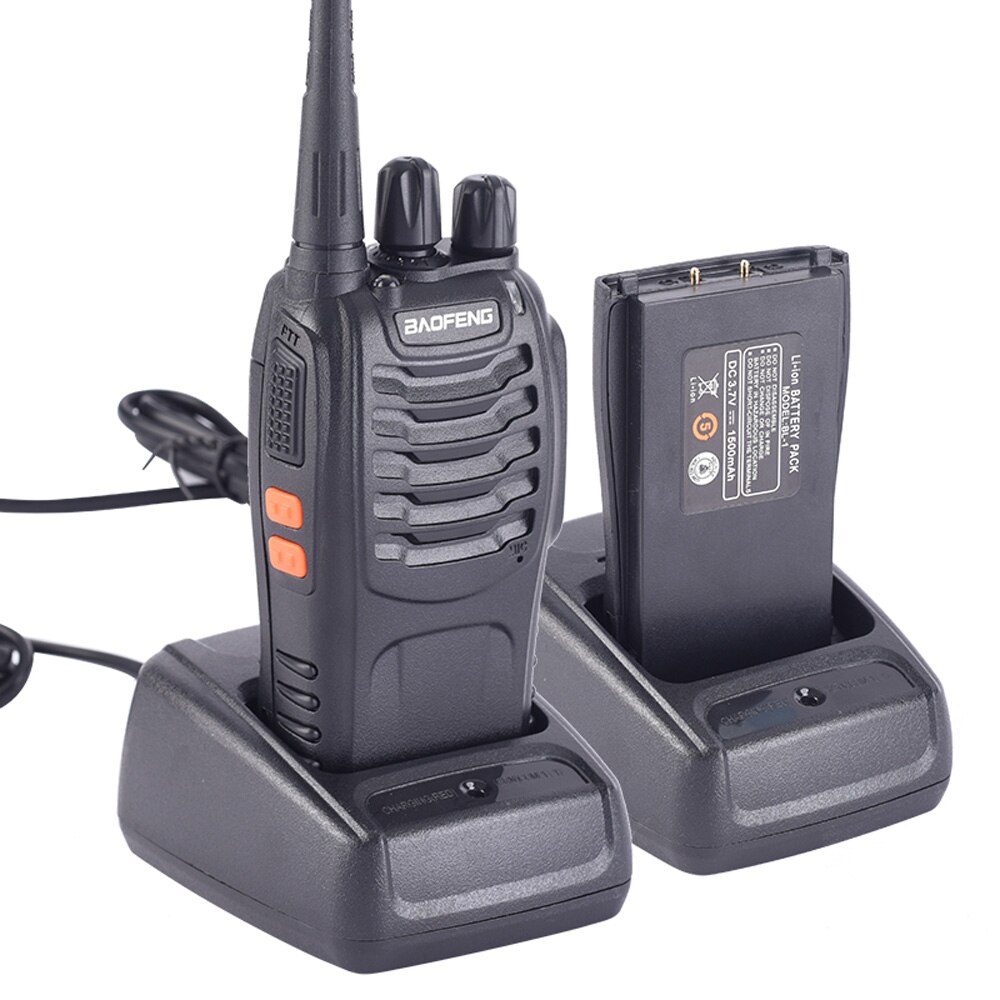 1 個/2 個baofeng BF-888sトランシーバーラジオステーションのuhf 400-470mhz 16CHラジオブランド新しいと高品質