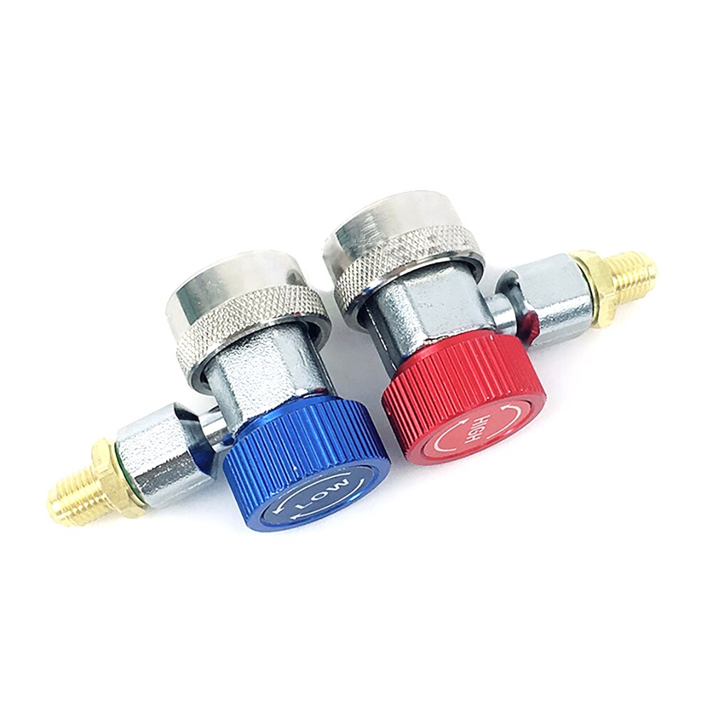 Auto Adapter Set R134A High Low Quick Coupler Connector Adapters Ty... – Grandado