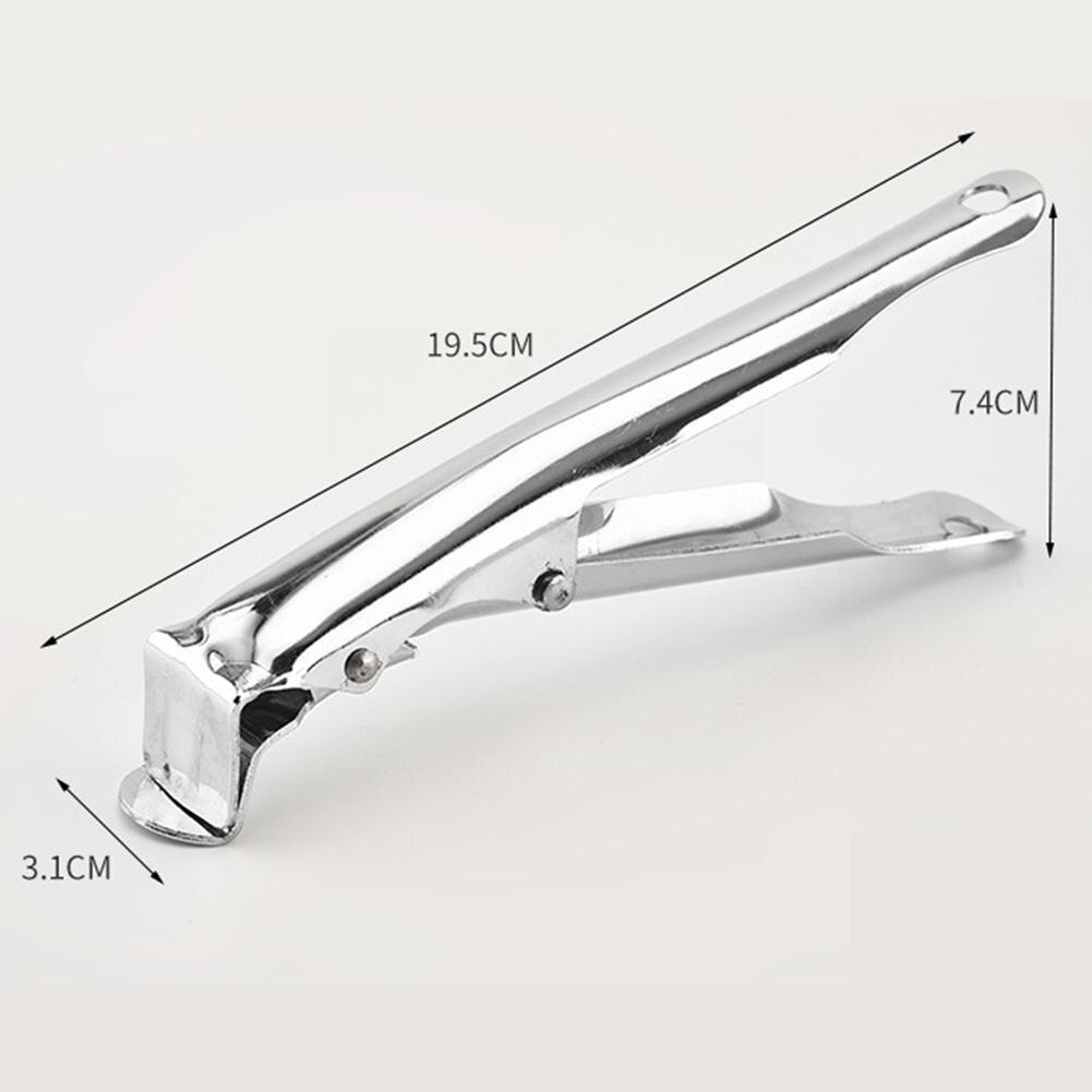 Steel Bbq Grate Lifter Gripper Anti Plate Clamp Tool Pan J2l3