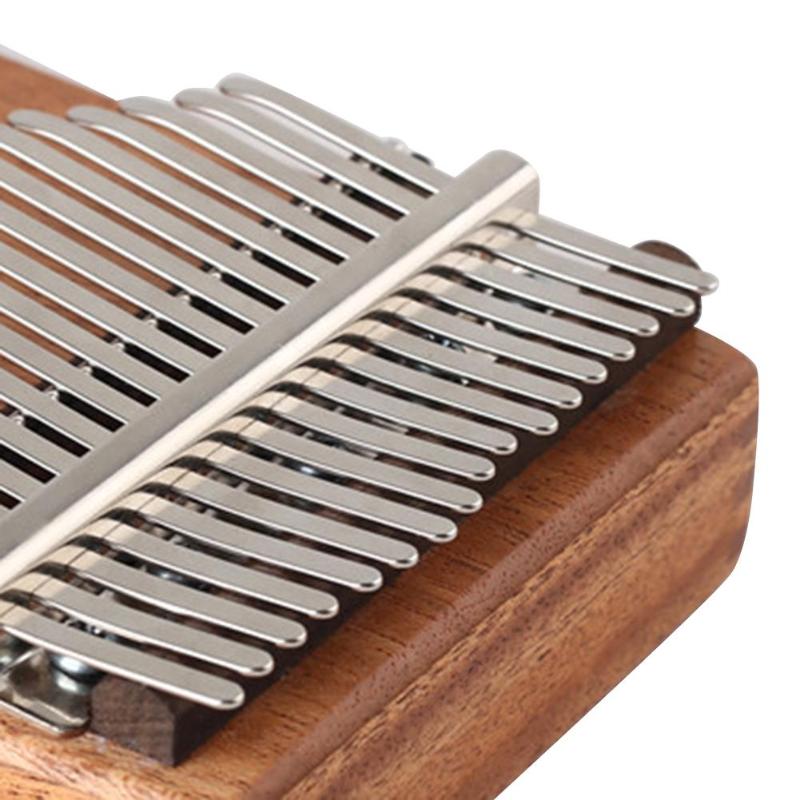 Kalimba diy 17 nøgler udskiftning mangan stål tommelfinger taster klaver træbro metal musikinstrumenter tilbehør