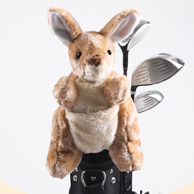 Kangoeroe Headcover Voor Golfclubs, Golf Club Driver Head Covers Beschermende Golf Club Cover Voor Driver Hout