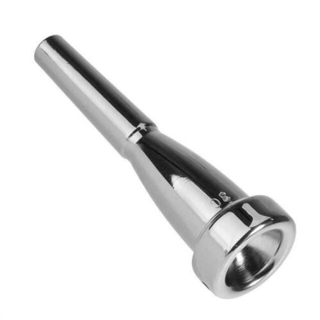 Trumpet Mouthpiece 3C/5C/7C Size For Bach Beginner Exerciser Part Alloy Trumpet Mouthpiece Trumpet Acc: Silver 3C
