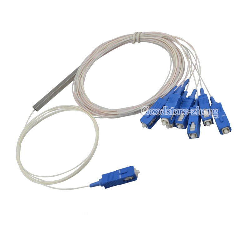 1 x 8 sc/ upc glasvezel plc splitter glasvezel splitters glasvezel pigtails