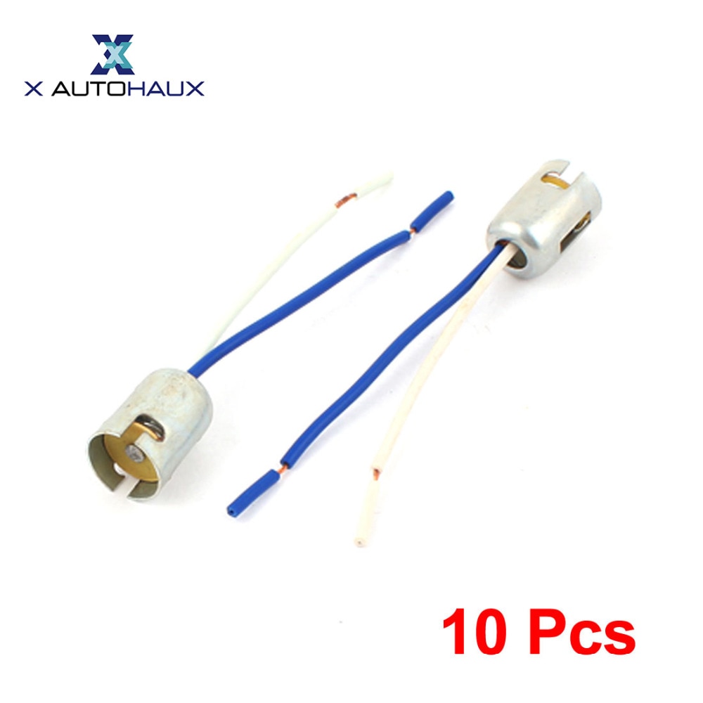 X Autohaux 2/3/5/10 Stück 1156 Ba15s S25 parallel Auto Heckbremsbirne LED Dreh dich Schwanz verdrahtet hell Verlängerung Steckdose Verbinder