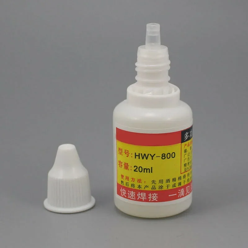 20ml Stainless Steel Flux Soldering Paste Liquid Welding Solder Tool HWY-800 Material, Durable