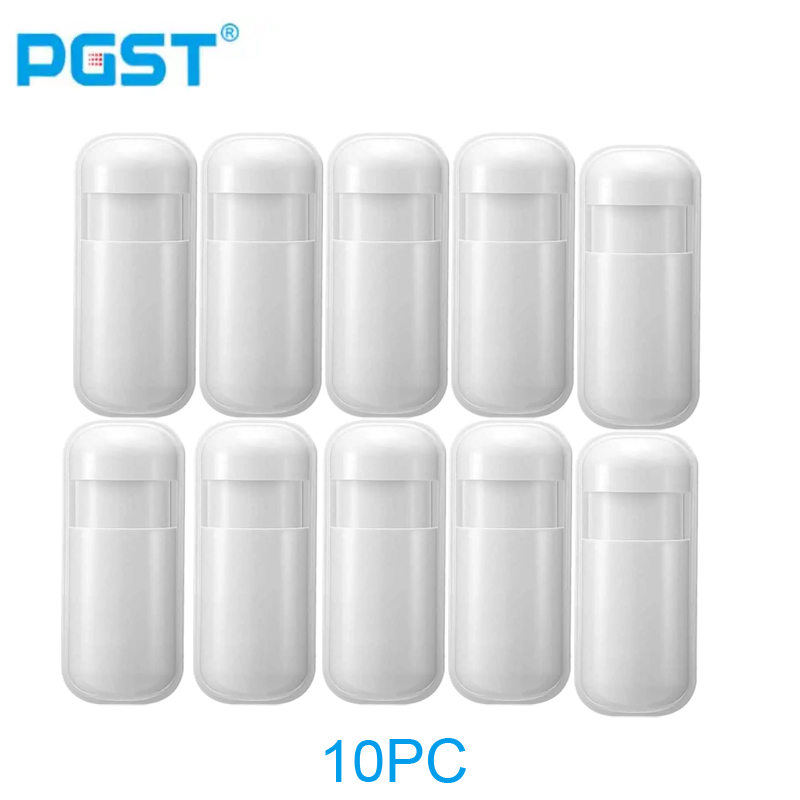 PGST-92R draadloze bewegingssensor voor thuis, 433 MHz miniatuur infrarood PIR-detector, onafhankelijk alarm, 433 MHz, geschikt voor GP-103 107: Donkergrijs