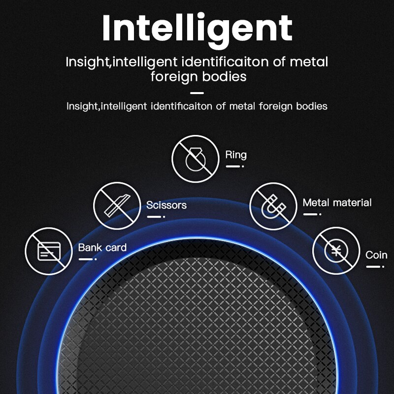 iONCT 10W Fast Qi Wireless Charger for iPhone 11 pro 8 X XR XS wirless Charging for Samsung phone USB wireless charger pad IN040
