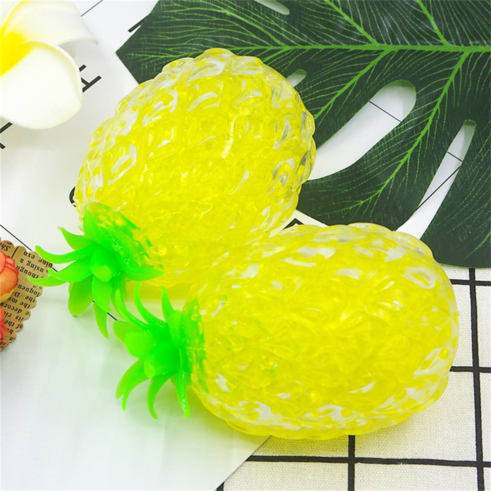 Spongy Bead Decompression Pineapple Decompression Toy Office Pressure Release Toy Pressure Reliever Toys Антистресс