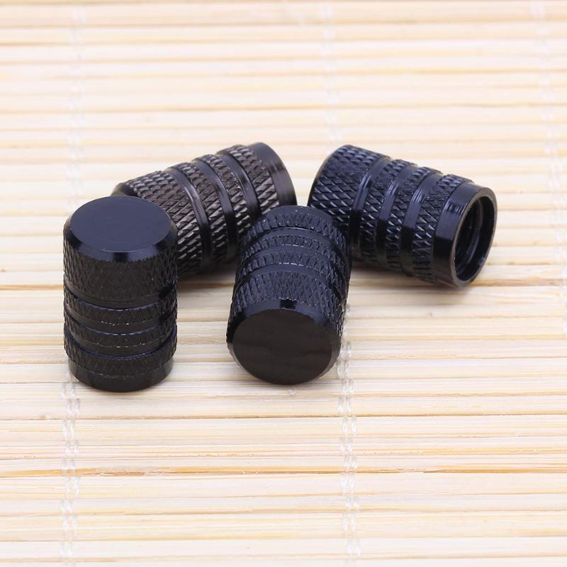 4 Stuks Aluminium Auto Wiel Band Caps Universele Automobiles Metalen Ventieldopje Auto Tire Ventiel Dust Covers Auto accessoires