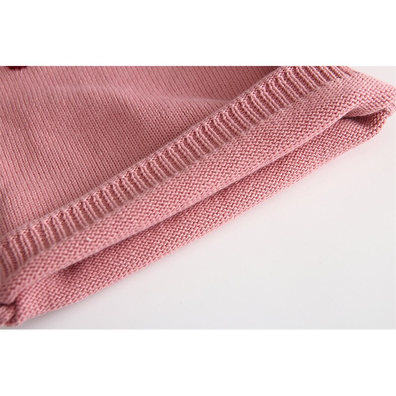 Pulls en coton tricoté pour bébés | Manteau brodé, couverture en coton, vêtements d'extérieur pour enfants