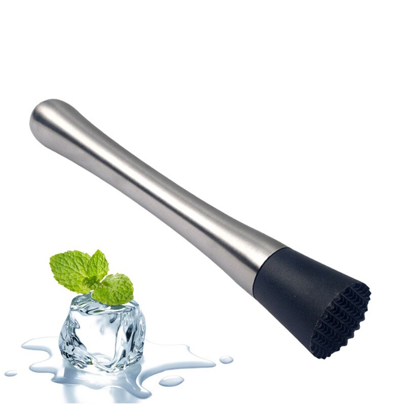 Stainless Steel Lemon Juice Pestles Bar Kitchen Baton Fruit Muddler and Cocktail Pestles for Crushed Ice Barware Bar Tools