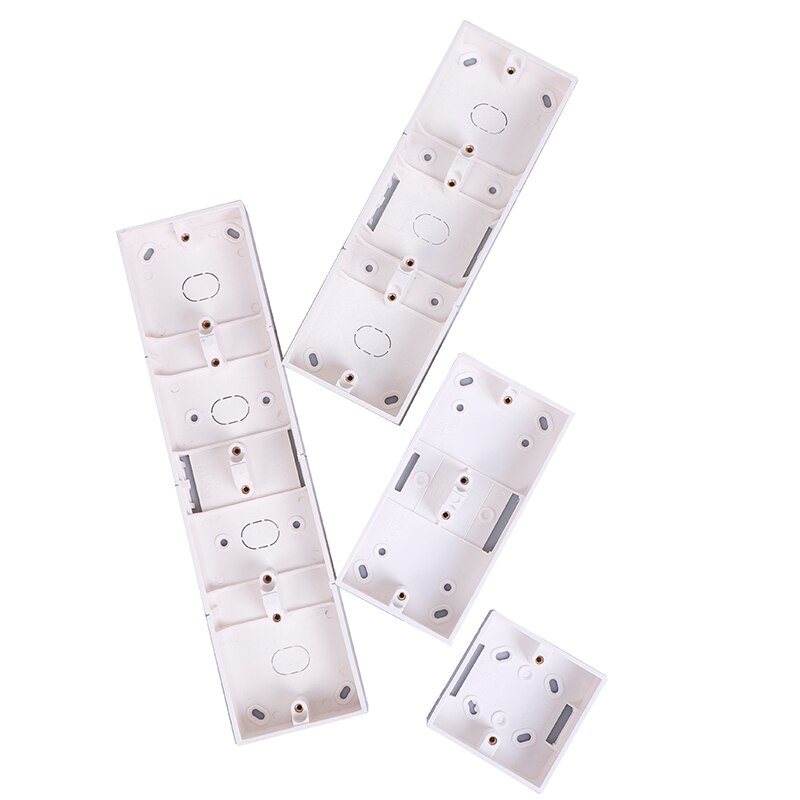 86 Type 2/3/4 Gang Switch Socket Base Junction Box Wall Switch Socket Dark Box