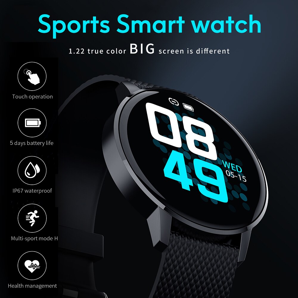 Heart Rate Sport Pedometer Smart Bracelet IP67 Waterproof Fitness Watch Smart Walking Pedometer Blood Pressure Monitor Wristband