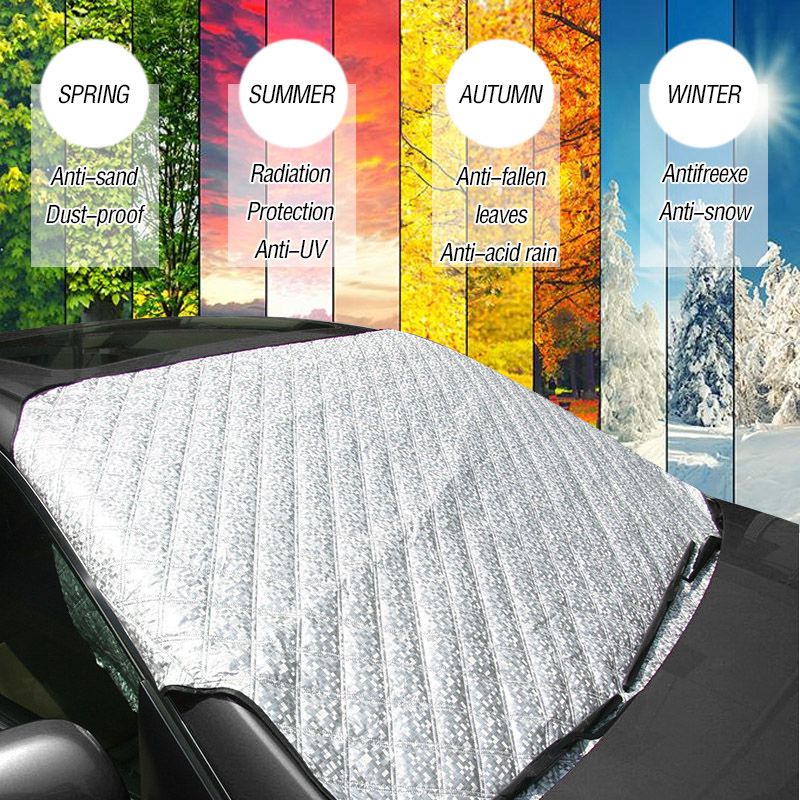 Dekzeil Waterbestendig Zon Bescherming Verdikking Indoor Outdoor Auto Cover Voor Auto Reflector Stof Regen Sneeuw Beschermende Middelen M L Xl