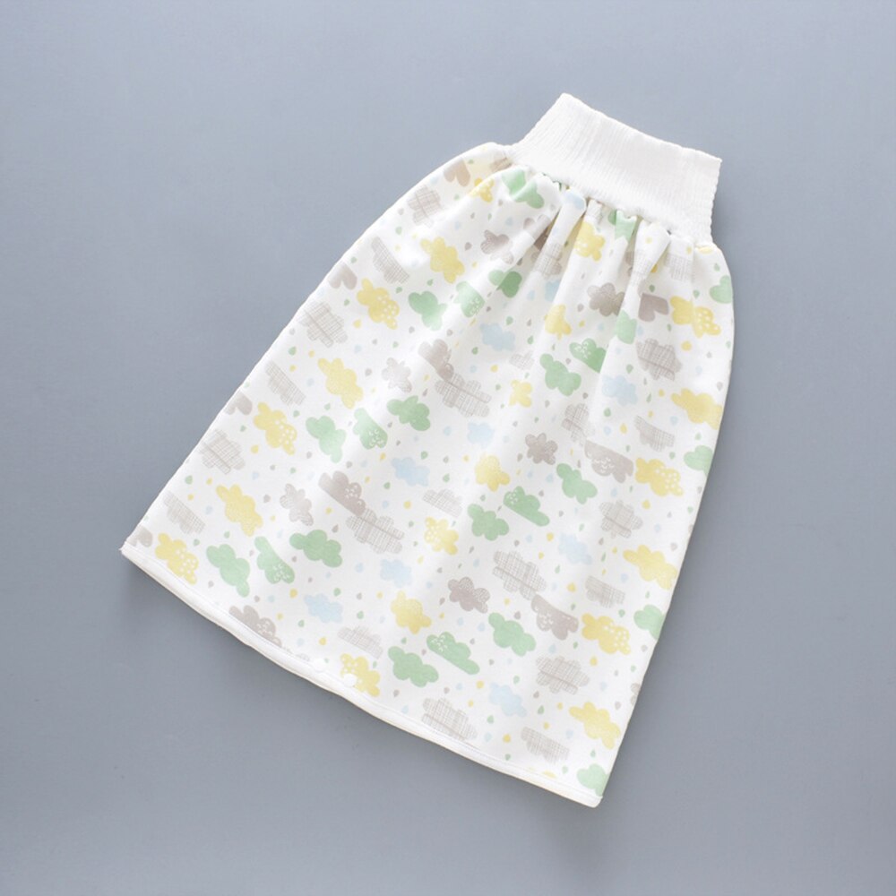 1PCS Baby Waterproof Diaper Skirt Cotton High Waist Children Training Pants Cloth Reusable Baby Diaper Sleeping Leak-proof: style 6