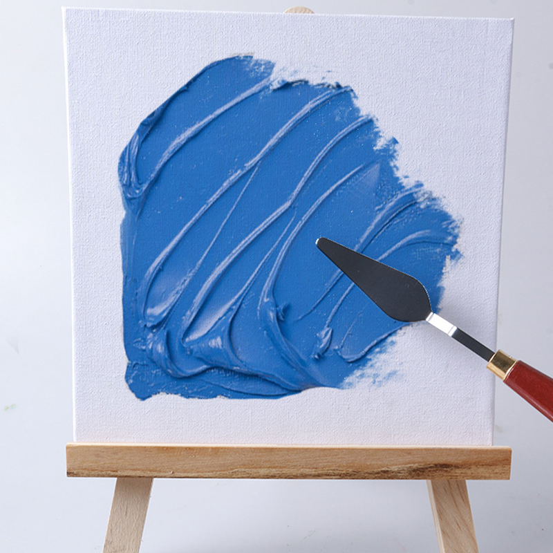 Espátula de artista, cuchillo de paleta, juego de cuchillos de pintura, raspador de mezcla de pintura, cuchillo de paleta de acero inoxidable, espátula artística de pintura