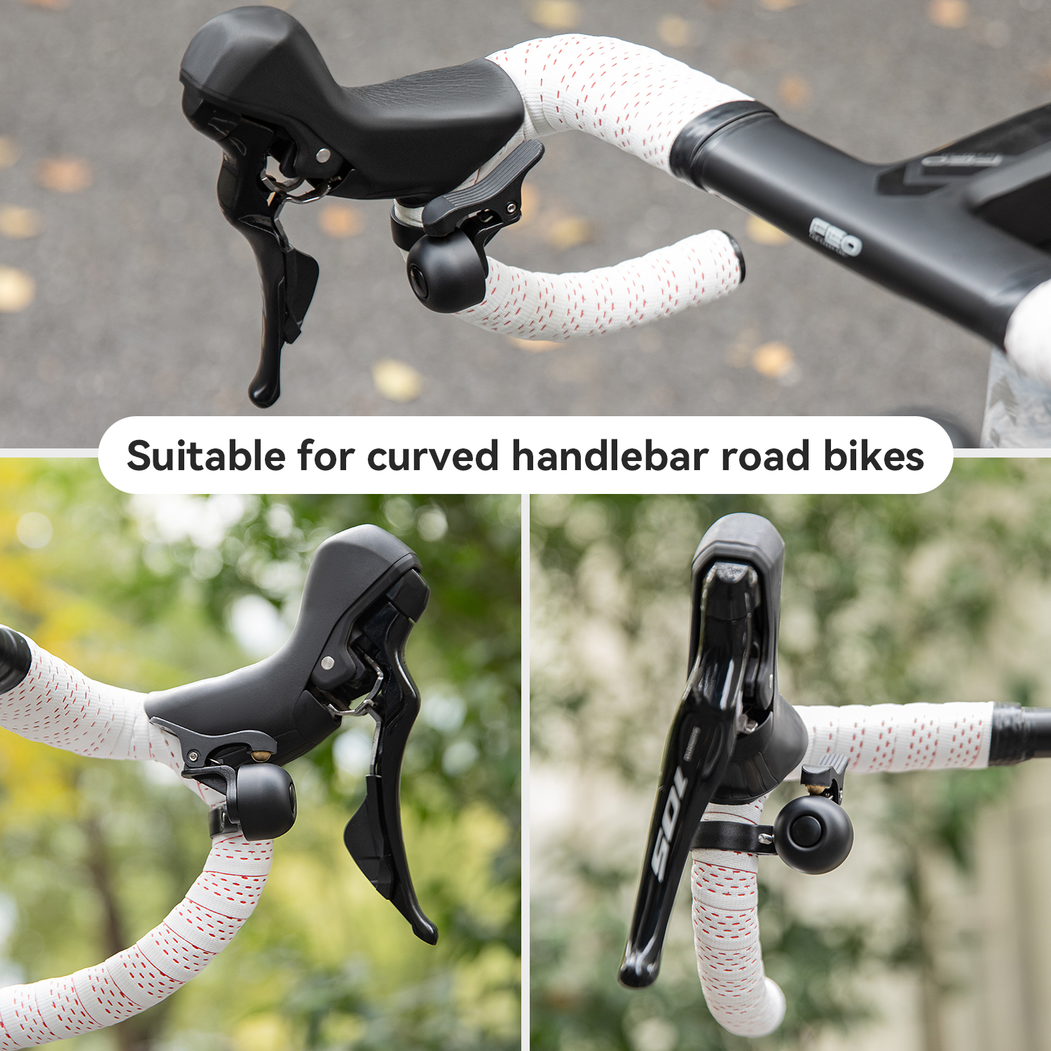 Timbre de ciclismo ROCKBROS, timbre clásico para bicicleta de carretera, Material de aleación de cobre, bocina para manillar de bicicleta, accesorios para campanas crujientes