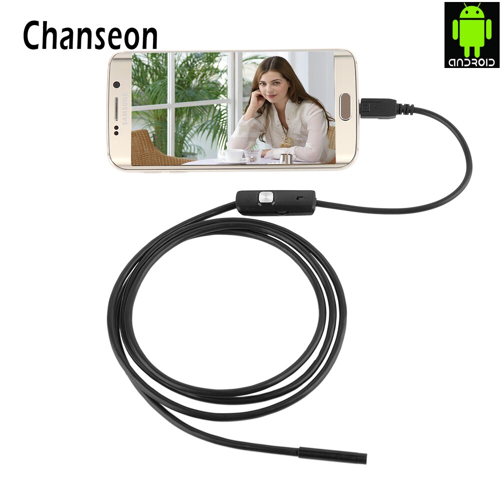 Endoscope pour certains téléphones Android, objectif 7mm, étanche, 1M 2M 3.5M 5M, Micro USB OTG, caméra Endoscope, Endoscope