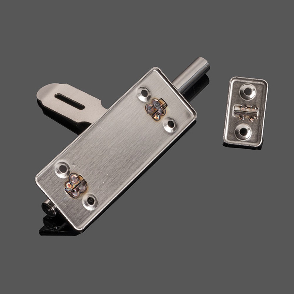 1PC Brushed Stainless Steel Slide Bolt Lock Gate Latch For Gates Fences Garage Shed Doors For Closing Mechanism Hardware