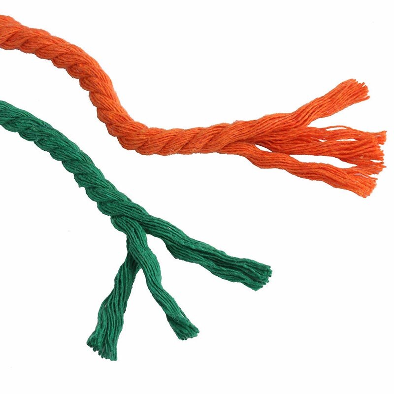 Cordon torsadé en Coton 100% avec 3 parties, 30 mètres, 5mm, corde pour sac, accessoires de couture, décoration pour bricolage